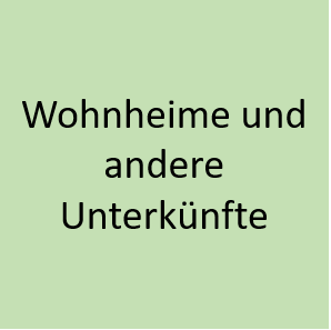 Wohnheime und andere Unterkünfte - Themenbereich 3